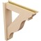 Ekena Millwork 6-in W x 26-in D x 30-in H Funston Trad Rough Cedar Woodgrain TimberThane Outlooker, Primed Tan OUTUR060X26X30FST04RCPR - alternate 5